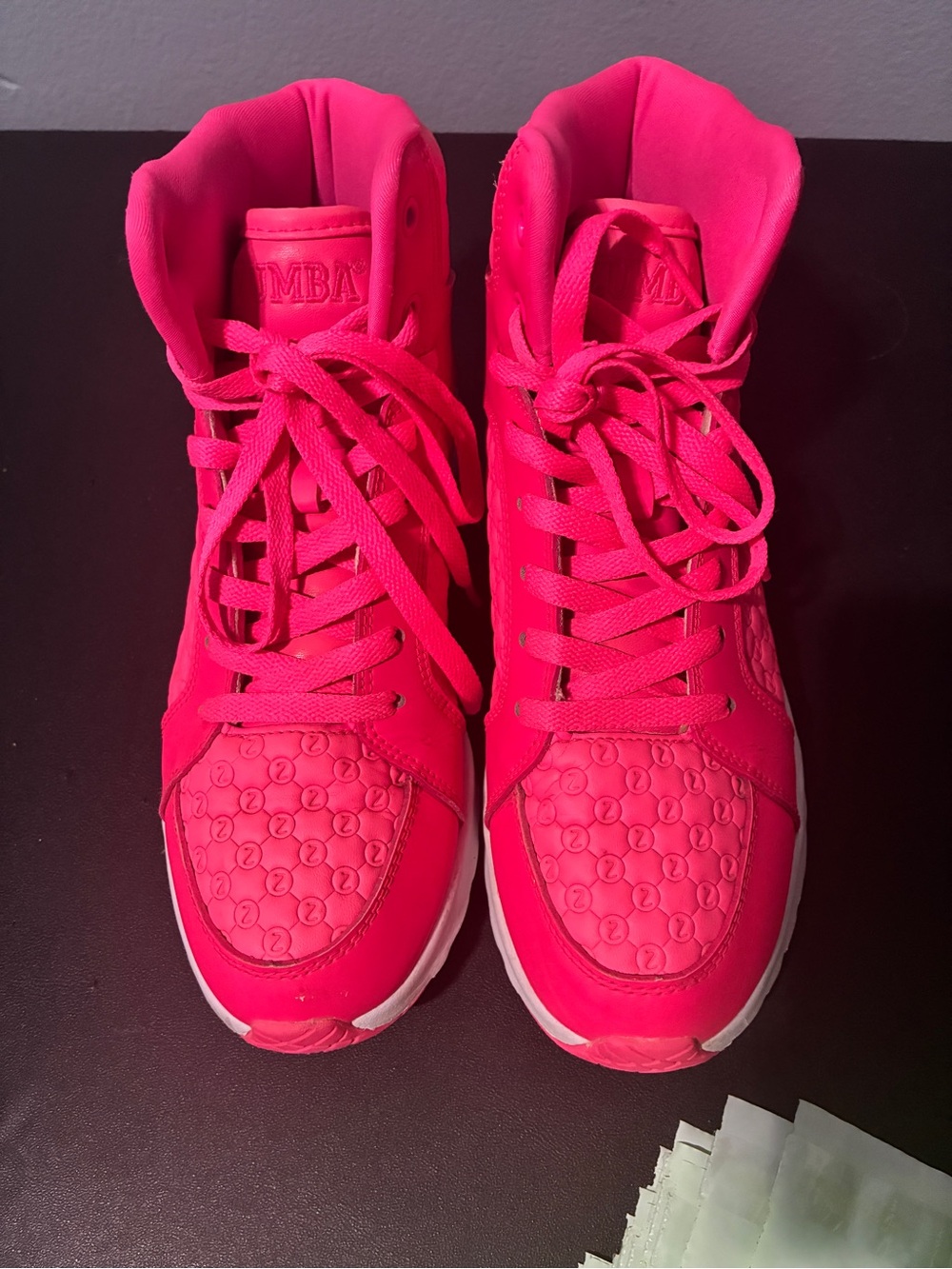 ZUMBA Hot Pink High-Top Women's Sneakers